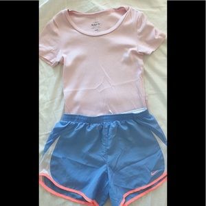J crew top Nike dry fit short